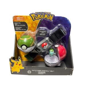 Tomy Pokemon Clip N Carry Belt, Bulbasaur New